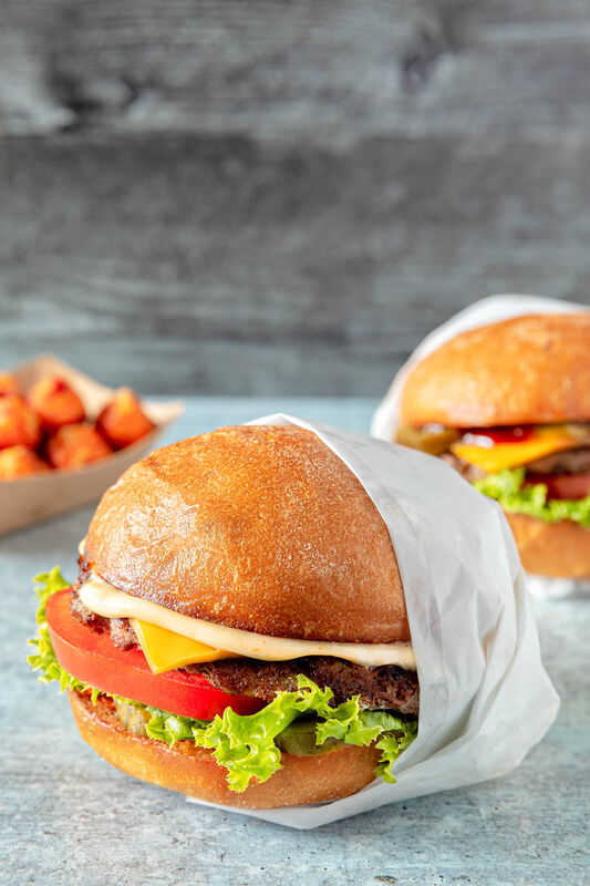 Burgers and tots